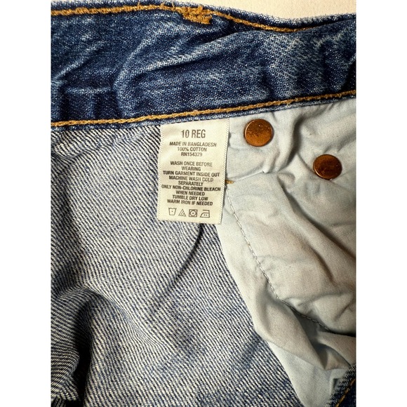 Aeropostale Women's 90s Baggy Distressed Jeans Size 10 Regular Ripped - Picture 4 of 6